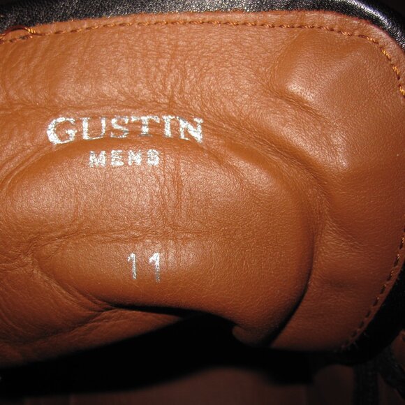 Gustin Black Leather High Top Sneakers - Picture 7 of 9